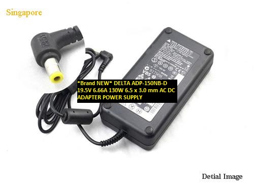 *Brand NEW* DELTA 19.5V 6.66A ADP-150NB-D 130W 6.5 x 3.0 mm AC DC ADAPTER POWER SUPPLY - Click Image to Close